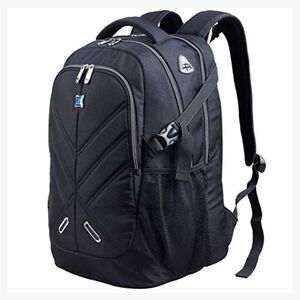 NWOT! OUTJOY Padded, Waterproof Laptop Black Travel Backpack w/ USB!